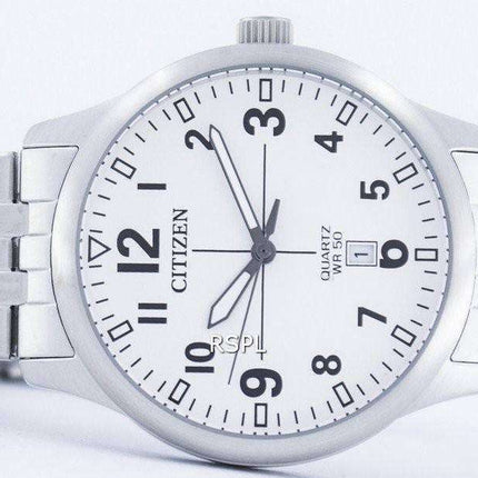 Citizen Quartz White Dial BI1050-81B Mens Watch