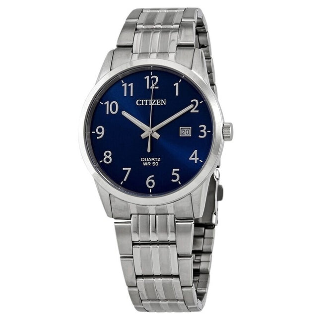 Citizen Stainless Steel Blue Dial Quartz BI5000-52L Men's Watch