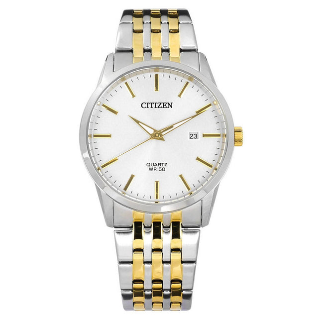 Citizen Champagne Dial Two Tone Stainless Steel Quartz BI5006-81P Mens Watch