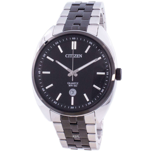 Citizen Black Dial Stainless Steel Quartz BI5098-58E Men's Watch