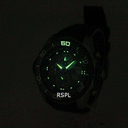 Citizen Promaster Eco Drive Aqualand Chronograph Divers Watch BJ2110-01E BJ2110-01 BJ2110 Mens Watch