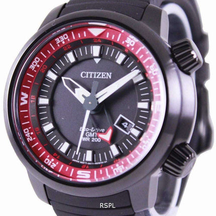 Citizen Eco-Drive GMT Divers 200M BJ7085-09E Mens Watch