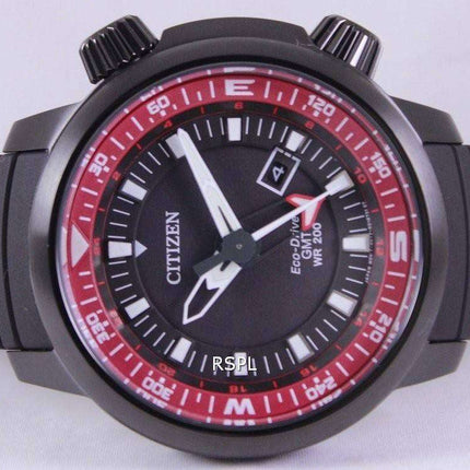 Citizen Eco-Drive GMT Divers 200M BJ7085-09E Mens Watch