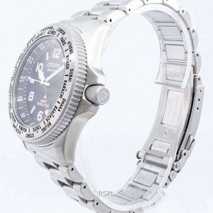Citizen PROMASTER Eco-Drive BJ7100-82E World Time 200M Men's Watch