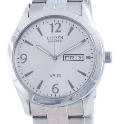 Citizen Classic Silver Dial Stainless Steel Quartz BK3830-51A Mens Watch