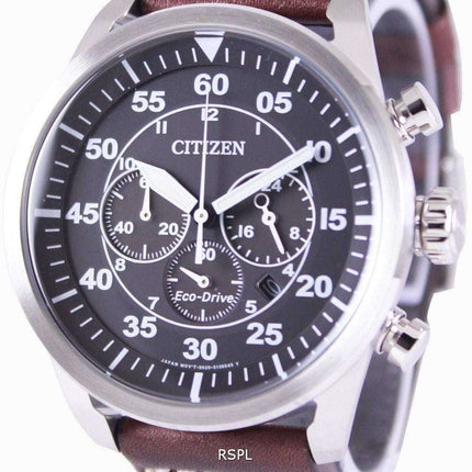 Citizen Eco-Drive Aviator Chronograph CA4210-16E Mens Watch