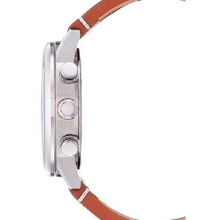 Citizen Eco-Drive Chronograph Leather Strap Green Dial CA4420-21X 100M Men's Watch