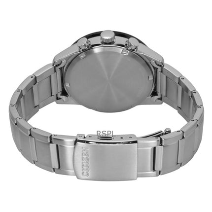 Citizen Eco-Drive Chronograph Stainless Steel Green Dial CA4624-56X 100M Men's Watch