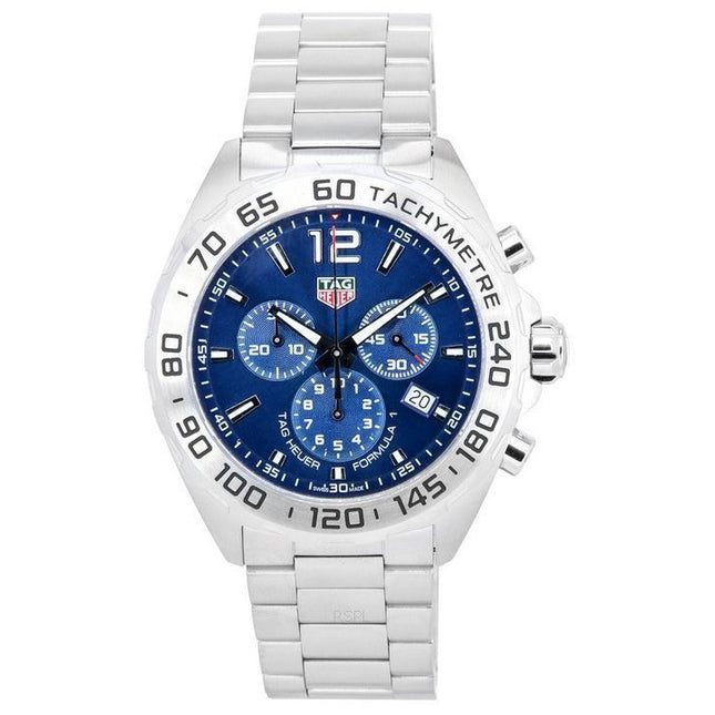 Tag Heuer Formula 1 Chronograph Sunray Blue Dial Quartz CAZ101K.BA0842 200M Mens Watch
