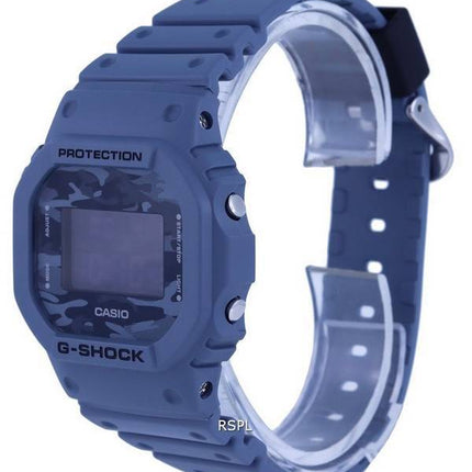 Casio G-Shock Blue Dial Resin Digital DW-5600CA-2 DW5600CA-2 200M Mens Watch