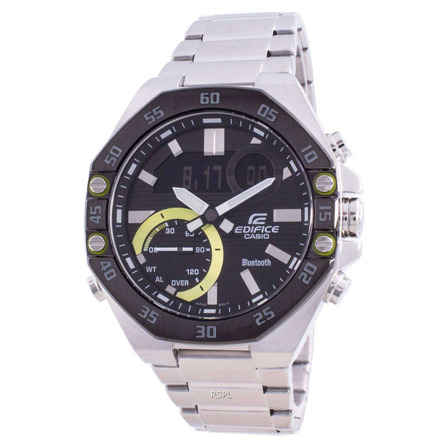 Casio Edifice World Time Mobile Link ECB-10DB-1A ECB10DB-1 100M Men's Watch