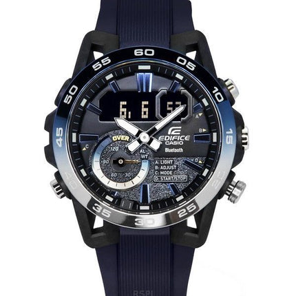 Casio Edifice Sospensione Nighttime Drive Analog Digital Smartphone Link Quartz ECB-40NP-1A 100M Men's Watch