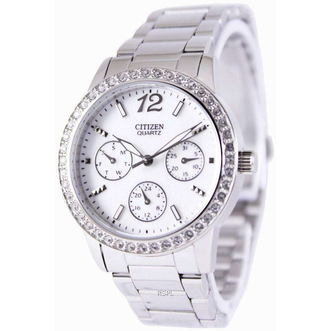 Citizen Quartz Swarovski Crystals ED8090-53D Womens Watch