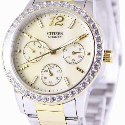 Citizen Quartz Swarovski Crystals ED8094-52N Womens Watch