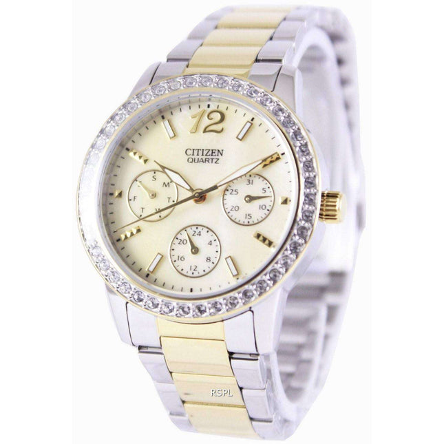 Citizen Quartz Swarovski Crystals ED8094-52N Womens Watch