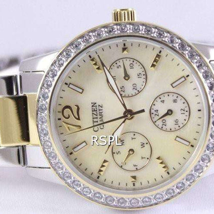 Citizen Quartz Swarovski Crystals ED8094-52N Womens Watch