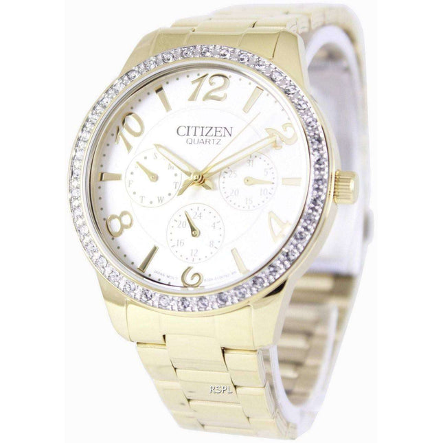 Citizen Quartz Swarovski Crystals ED8122-59A Womens Watch