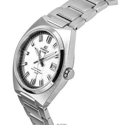 Casio Edifice Analog Stainless Steel Silver Dial Quartz EFB-109D-7AV 100M Men's Watch