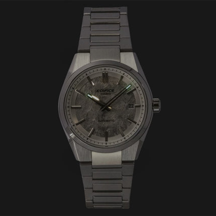 Casio Edifice Analog Stainless Steel Silver Dial Automatic EFK-110D-7A 100M Men's Watch