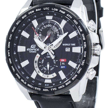 Casio Edifice World Time Quartz EFR-550L-1AV EFR550L-1AV Men's Watch