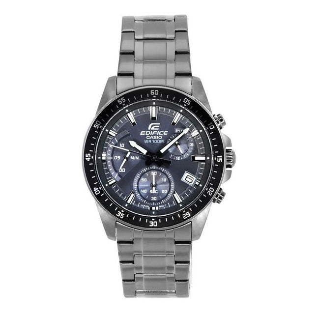 Casio Edifice Standard Analog Chronograph Black Dial Quartz EFV-540DC-1C 100M Men's Watch