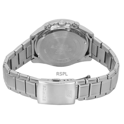 Casio Edifice Analog Standard Chronograph Light Blue Dial Quartz EFV-650D-2BV 100M Men's Watch