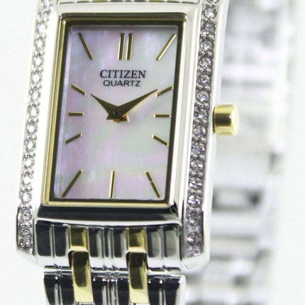 Citizen Quartz Swarovski Crystals EK1124-54D Womens Watch