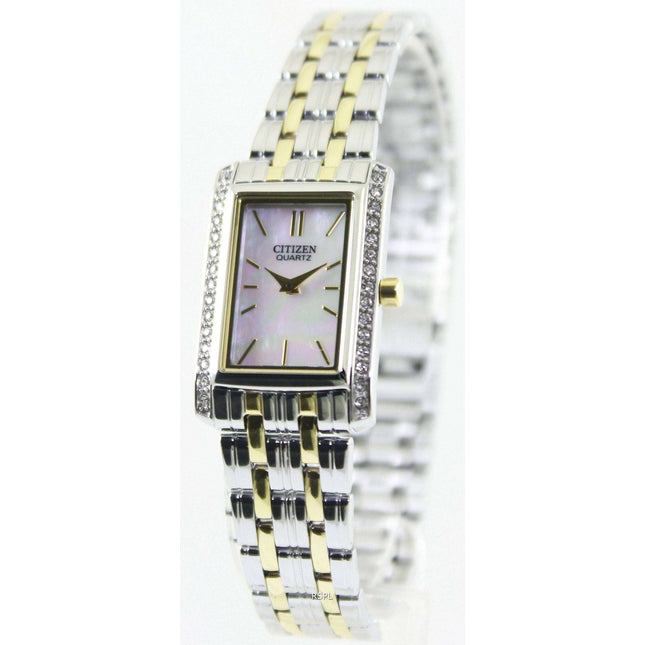 Citizen Quartz Swarovski Crystals EK1124-54D Womens Watch