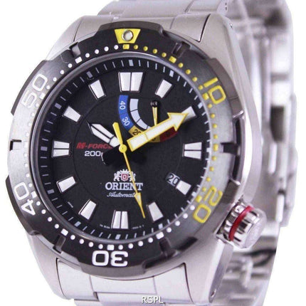 Orient M-Force Automatic Power Reserve 200M EL0A001B Mens Watch