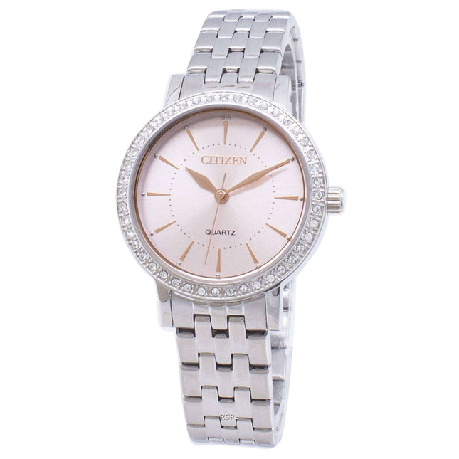 Citizen Quartz EL3041-87X Analog Diamond Accent Women's Watch