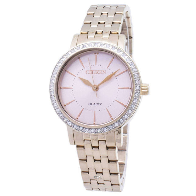 Citizen Quartz EL3043-81X Analog Diamond Accents Women's Watch