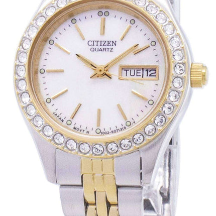 Citizen Quartz EQ0534-50D Diamond Accents Analog Women's Watch