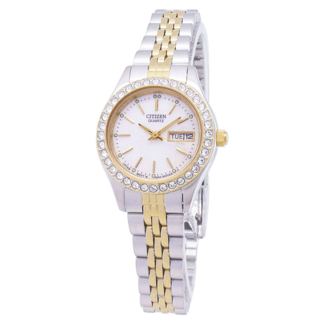 Citizen Quartz EQ0534-50D Diamond Accents Analog Women's Watch
