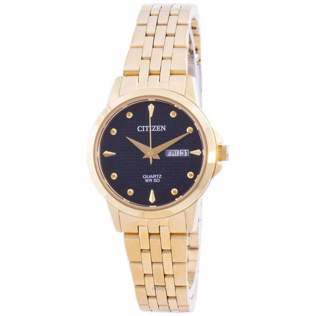 Citizen Black Dial Stainless Steel Quartz EQ0603-59F Women's Watch