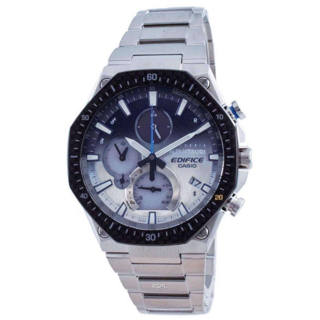 Casio Edifice Scuderia AlphaTauri Limited Edition Solar Powered Quartz EQB-1100AT-2A EQB1100AT-2 100M Men's Watch