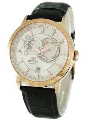 Orient Automatic Sun Moon Phases ET0P001W Mens Watch