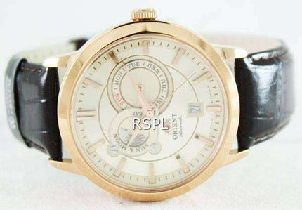 Orient Automatic Sun Moon Phases ET0P001W Mens Watch