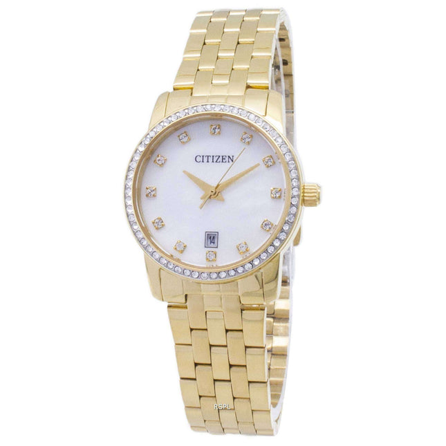 Citizen Quartz EU6032-51D Analog Diamond Accents Women's Watch