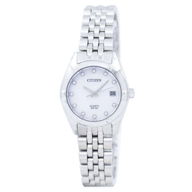 Citizen Analog Quartz Diamond Accent EU6050-59D Women's Watch