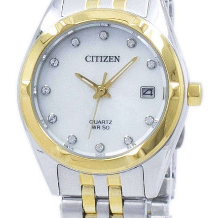 Citizen Analog Quartz Diamond Accent EU6054-58D Women's Watch