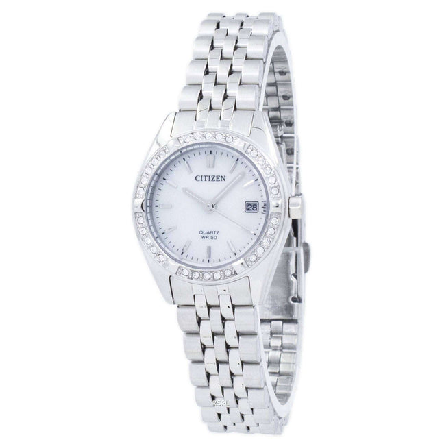 Citizen Quartz Diamond Accent EU6060-55D Women's Watch