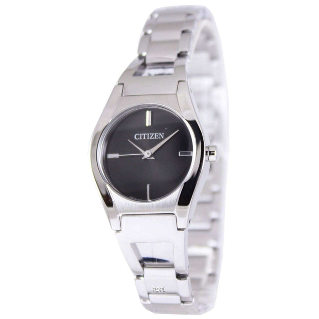 Citizen Quartz Analogue Black Dial EX0320-50E Womens Watch