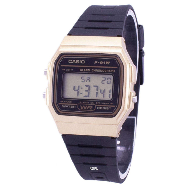 Casio Vintage Chronograph Quartz Alarm F-91WM-9A F91WM-9A Unisex Watch