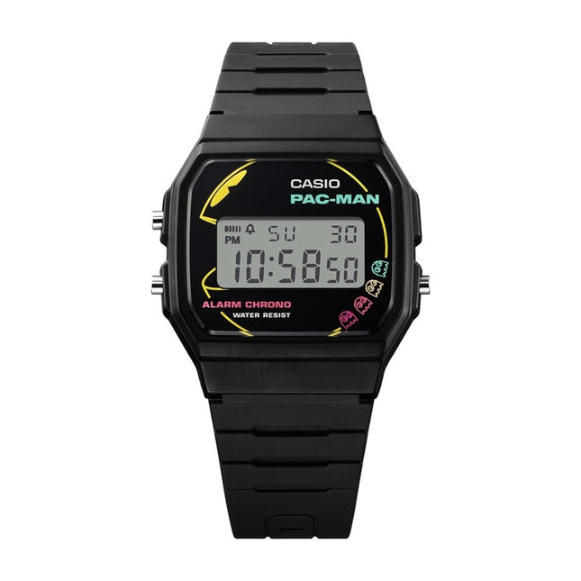 Casio Standard Digital PAC-MAN Collaboration Bio-Based Resin Strap Quartz F-91WPC-1A Unisex Watch