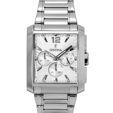 Festina Chronograph Stainless Steel Silver Dial Quartz F20635-1 Men's Watch