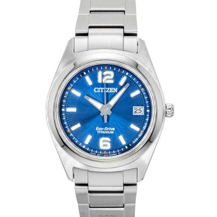 Citizen Eco-Drive Super Titanium Blue Dial FE6151-82L 100M Women's Watch