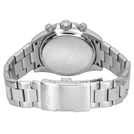 Fossil Autocross Multifunction Stainless Steel Green Dial Quartz FS6127 Men's Watch