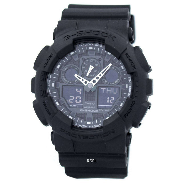 Casio G-Shock Military Matte Black GA-100-1A1 Mens Watch
