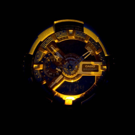 Casio G-Shock Red Blue Analogue Digital GA-110AC-7A Mens Watch