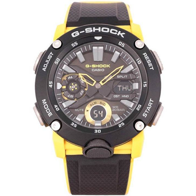 Casio G-Shock Carbon Core Guard Digital Analog Black Dial Quartz GA-2000-1A9 GA2000-1 200M Mens Watch